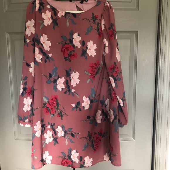 Lulus Rosalinda Mauve Skater Dress - Picture 2 of 5